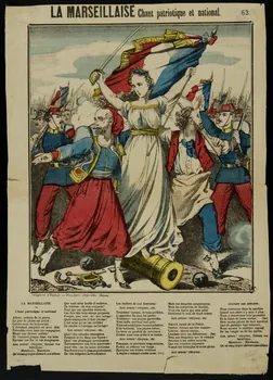 estampe LA MARSEILLAISE Chant patriotique et national 1950.39.1484 Photo