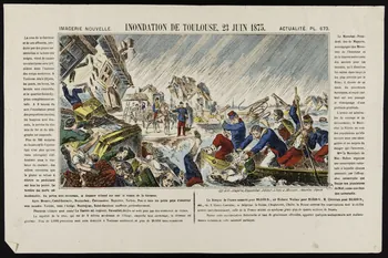 estampe INONDATION DE TOULOUSE, 23 JUIN 1875. 1950.39.1499 Photo