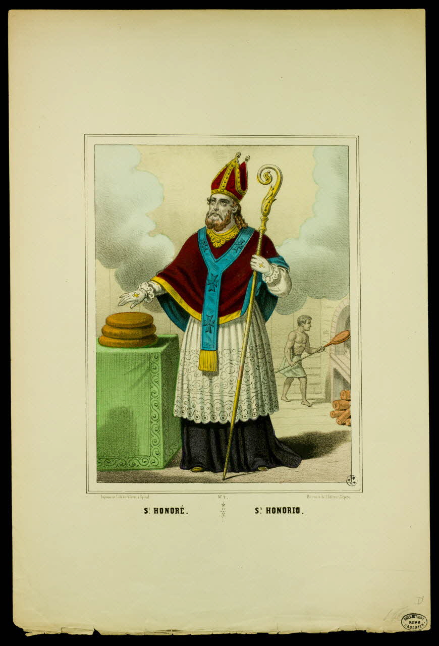 estampe St HONORE. - Sn HONORIO. 1950.39.159 Photo