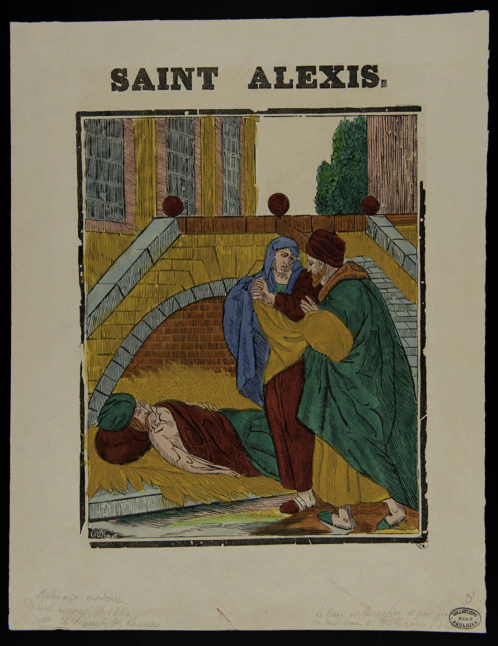 Charles Pierret estampe SAINT ALEXIS. Bretagne, France 1860 1950.39.16 Photo