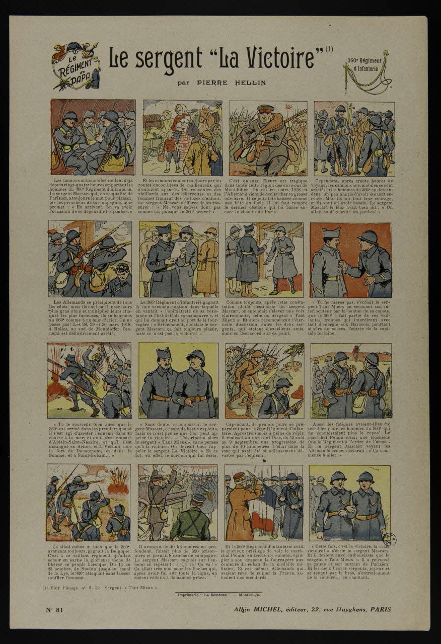 estampe Le sergent "La Victoire" 1950.39.1639 Photo