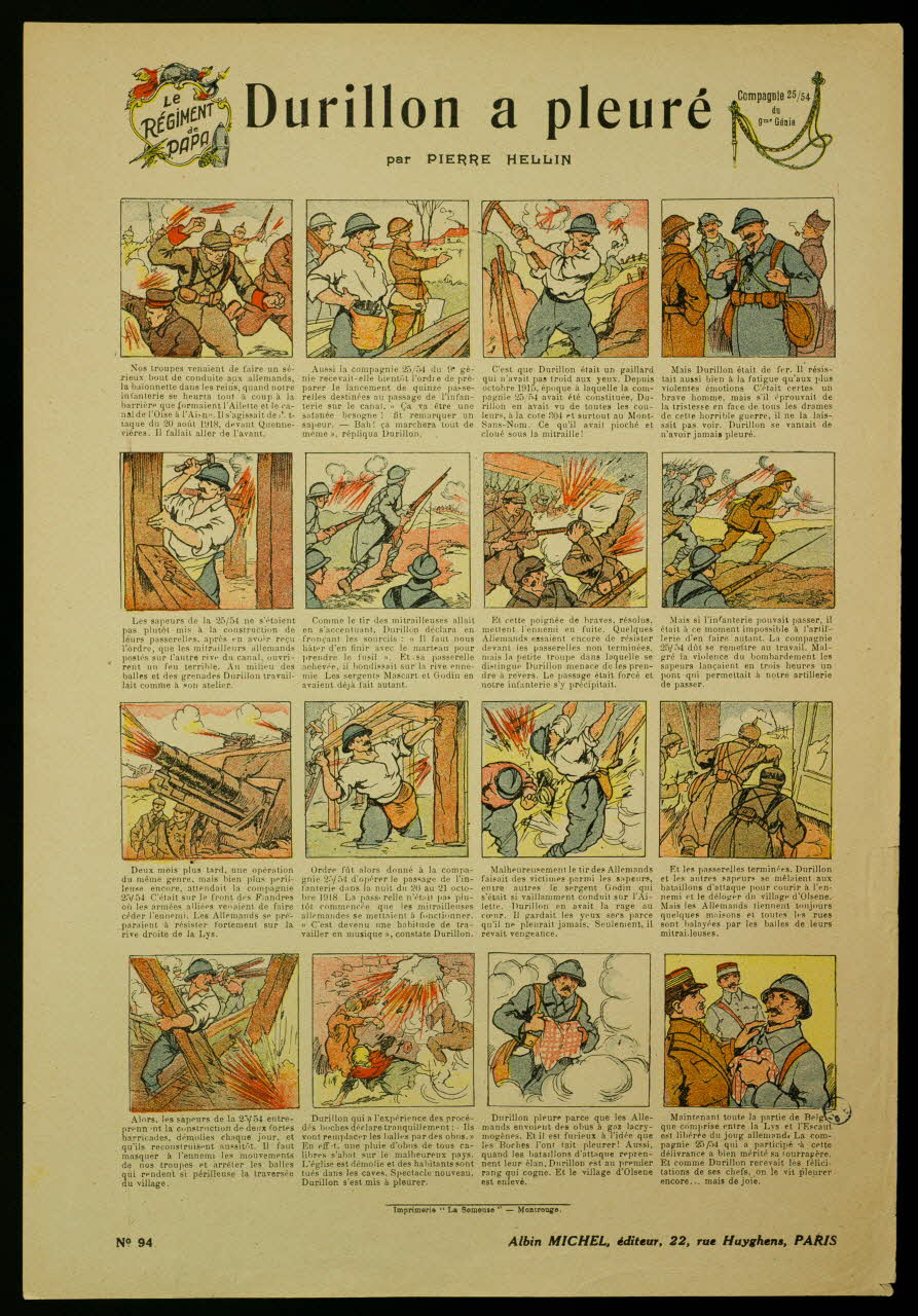 estampe Durillon a pleuré 1950.39.1652 Photo