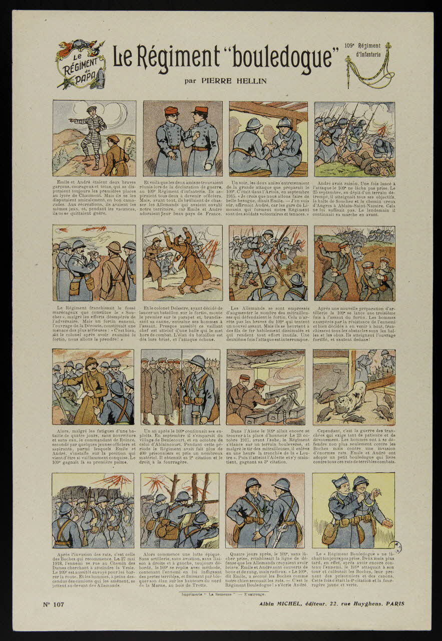 estampe Le Régiment "bouledogue" 1950.39.1665 Photo