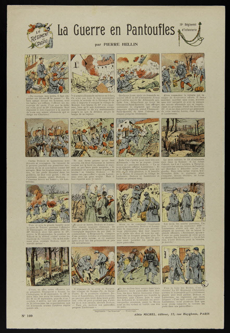 estampe La Guerre en Pantoufles 1950.39.1667 Photo
