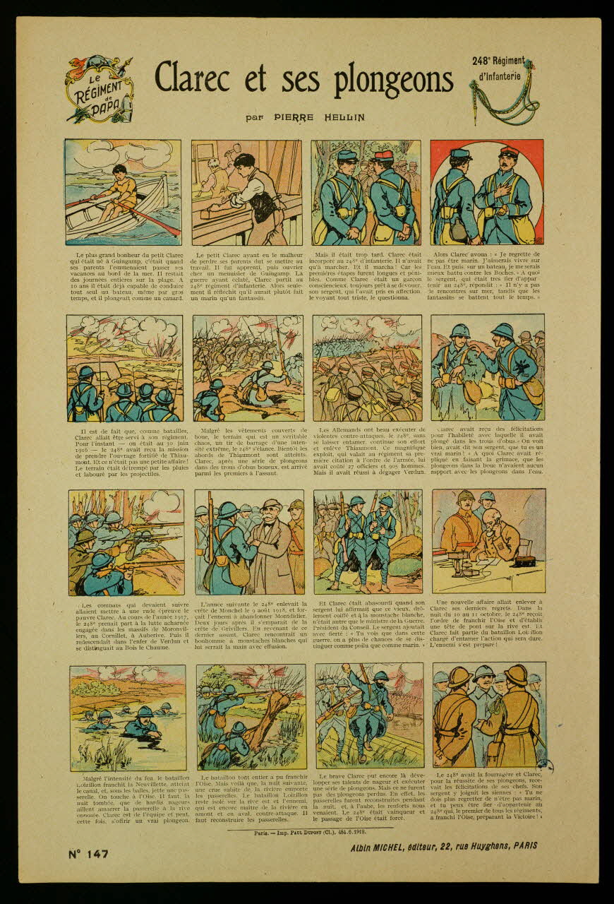 estampe Clarec et ses plongeons 1950.39.1705 Photo