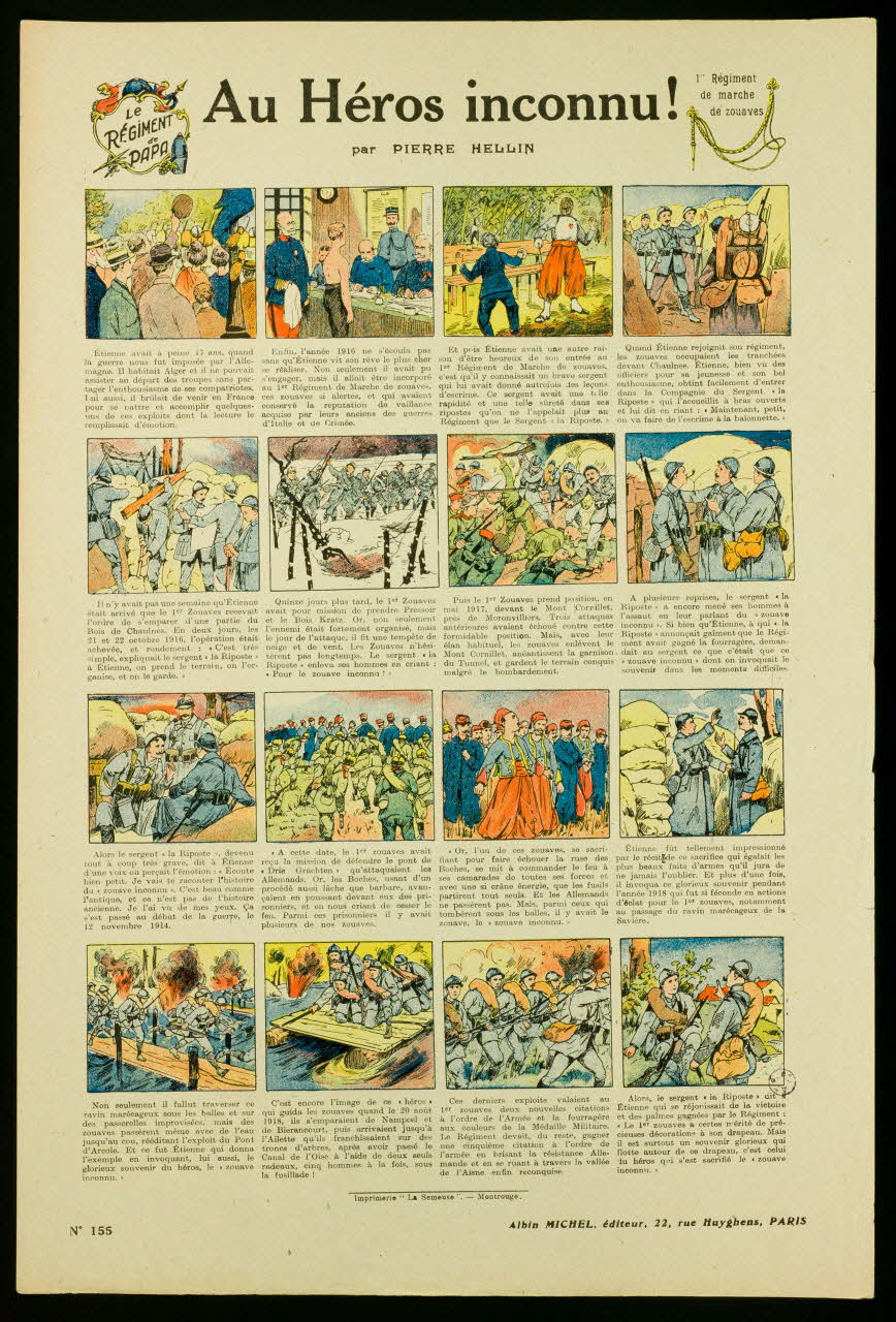 estampe Au Héros inconnu ! 1950.39.1713 Photo