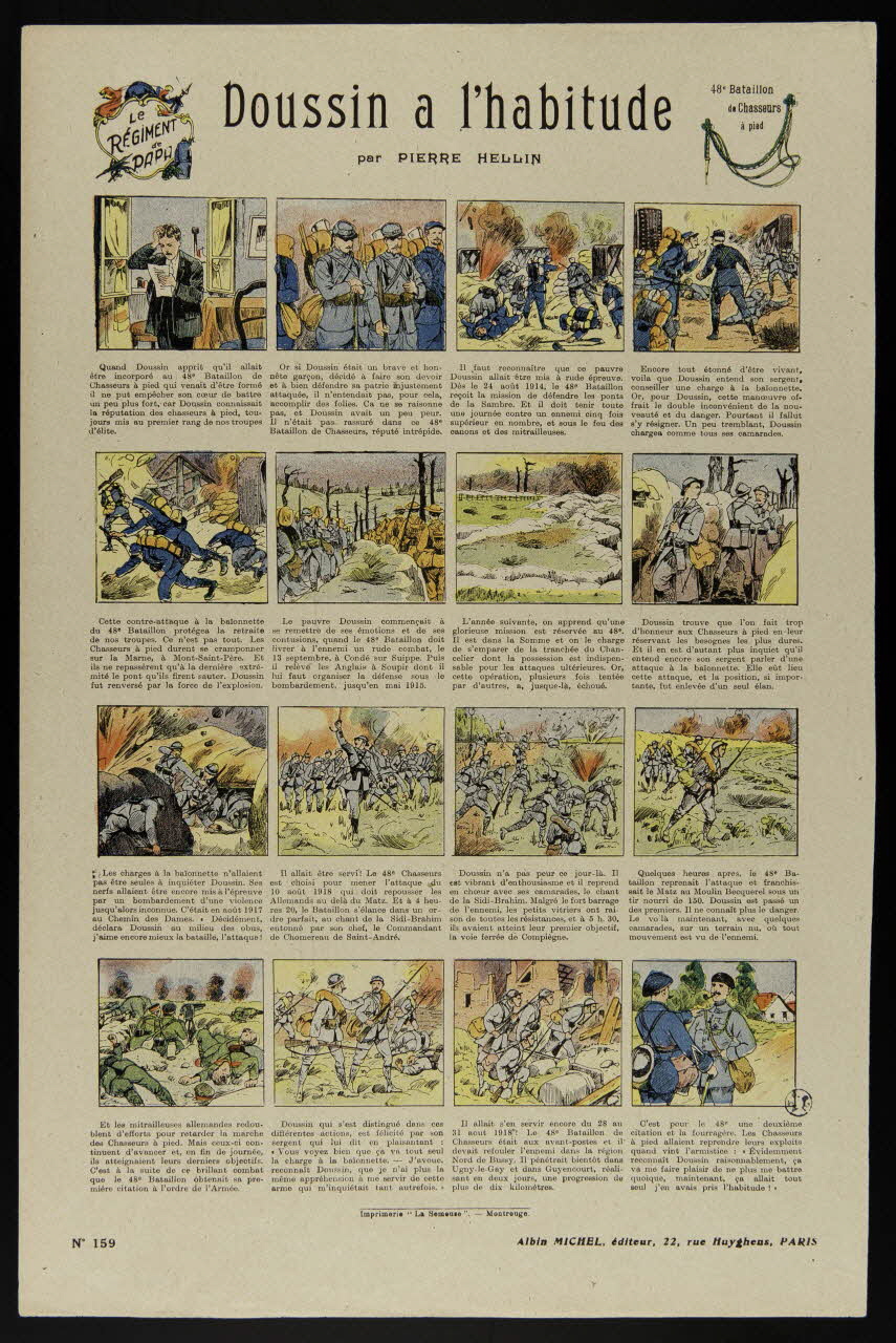 estampe Doussin a l'habitude 1950.39.1717 Photo