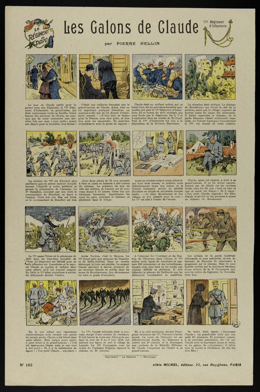 estampe Les Galons de Claude 1950.39.1721 Photo