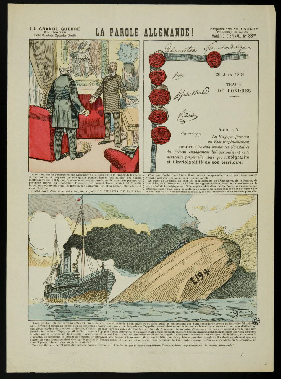 estampe LA PAROLE ALLEMANDE ! 1950.39.1768 Photo