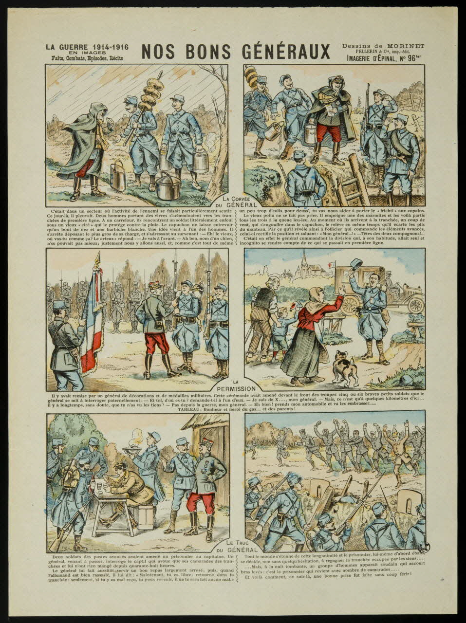 estampe NOS BONS GENERAUX 1950.39.1785 Photo