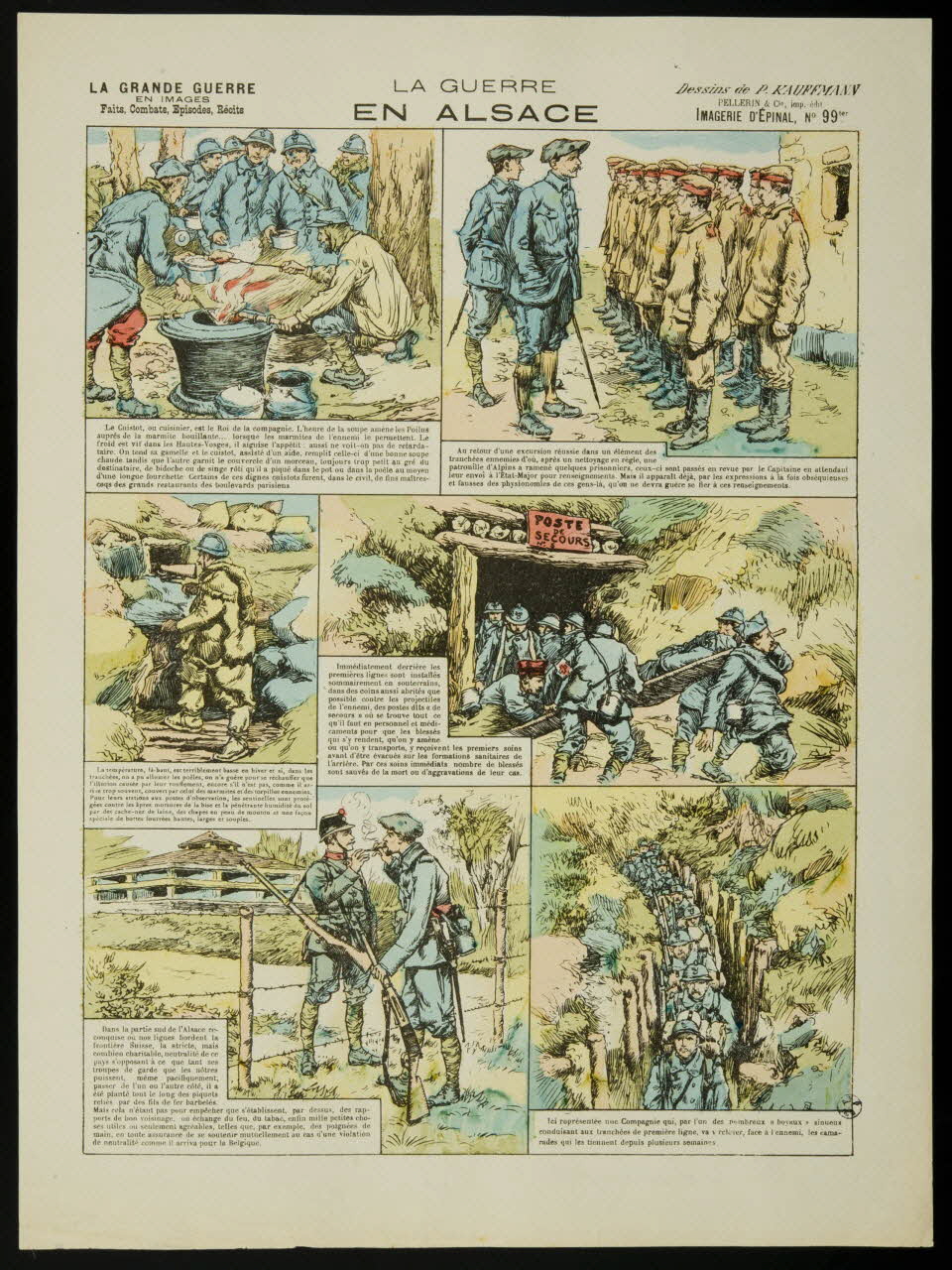 estampe LA GUERRE  EN ALSACE 1950.39.1793 Photo