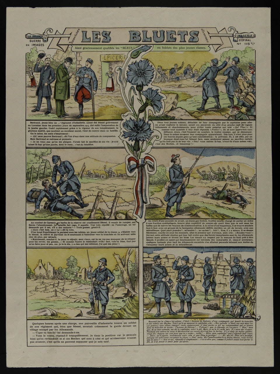 estampe LES BLUETS 1950.39.1801 Photo