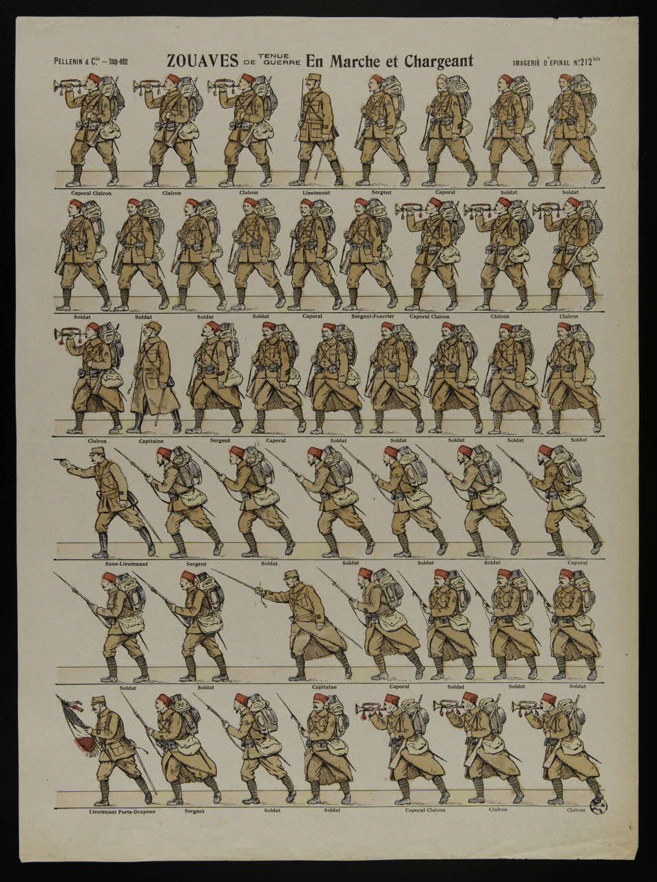 estampe ZOUAVES 1950.39.1829 Photo