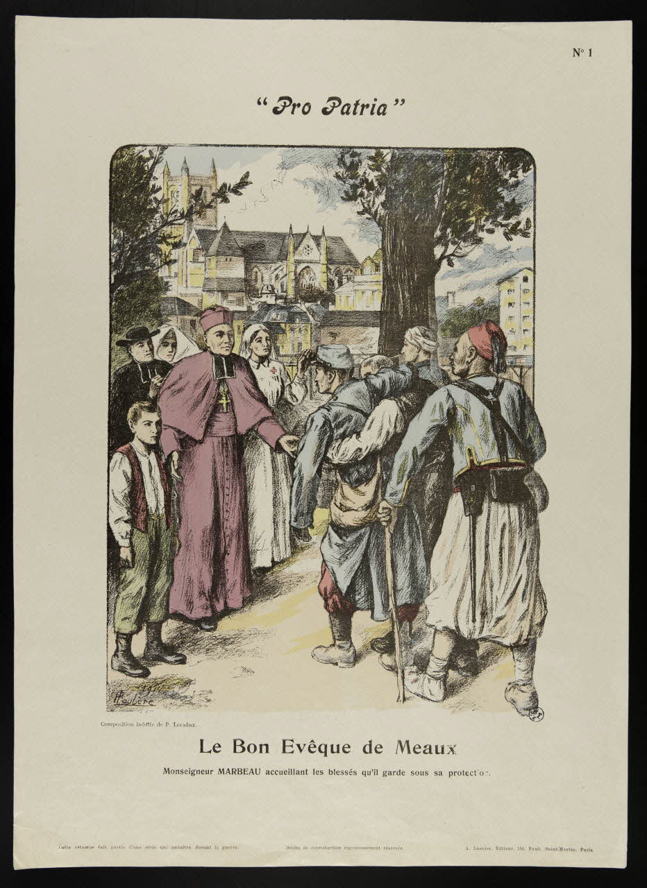 estampe Le Bon Evêque de Meaux 1950.39.1922 Photo