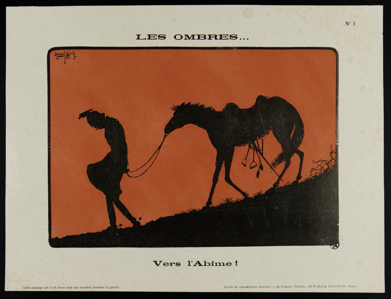 estampe LES OMBRES...  Vers l'Abîme ! 1950.39.1926 Photo