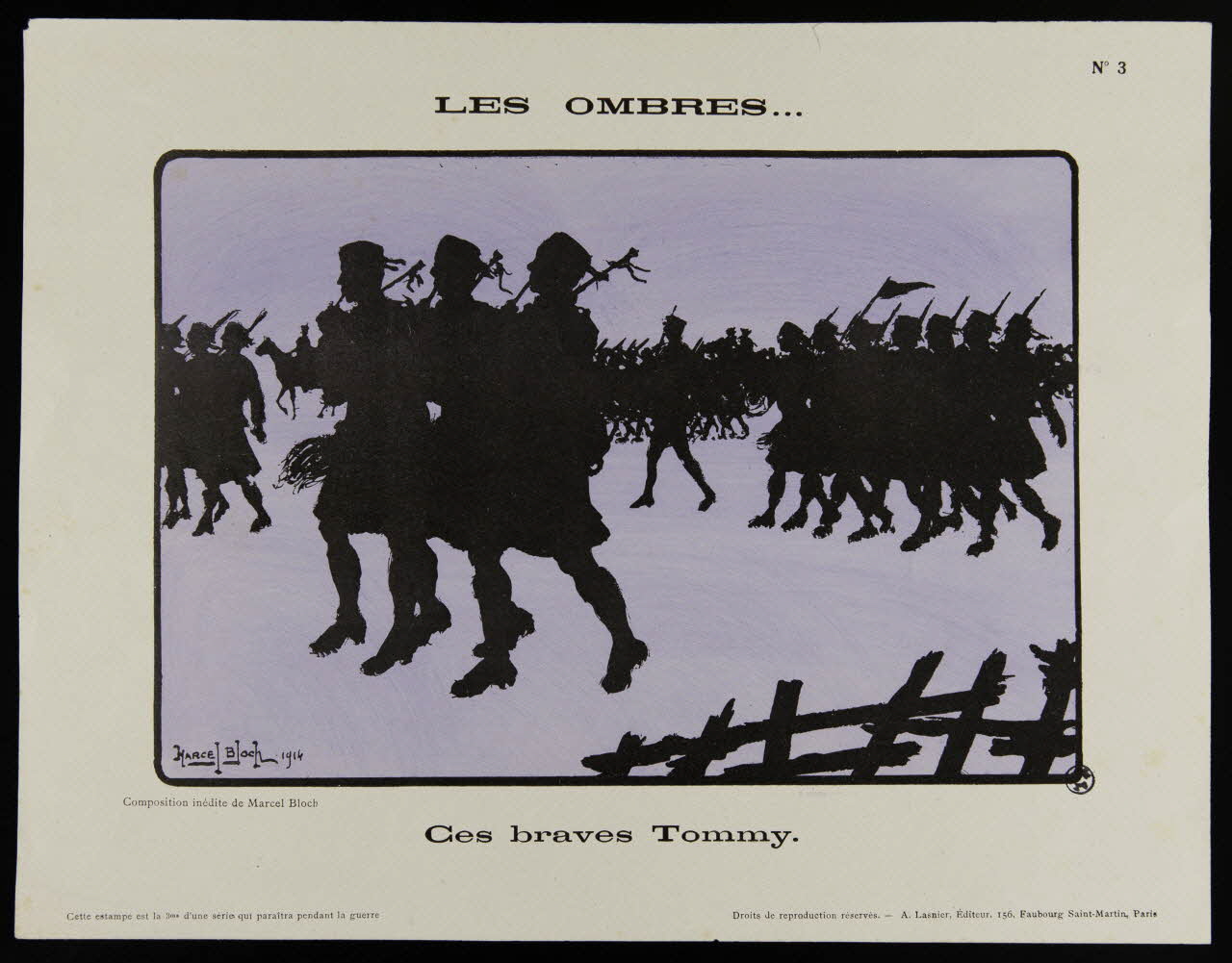 estampe LES OMBRES...  Ces braves Tommy. 1950.39.1928 Photo