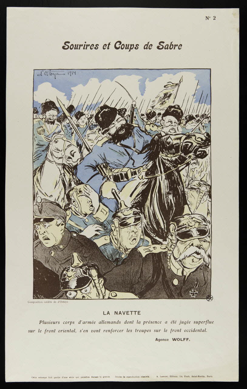 estampe Sourires et Coups de Sabre 1950.39.1939 Photo