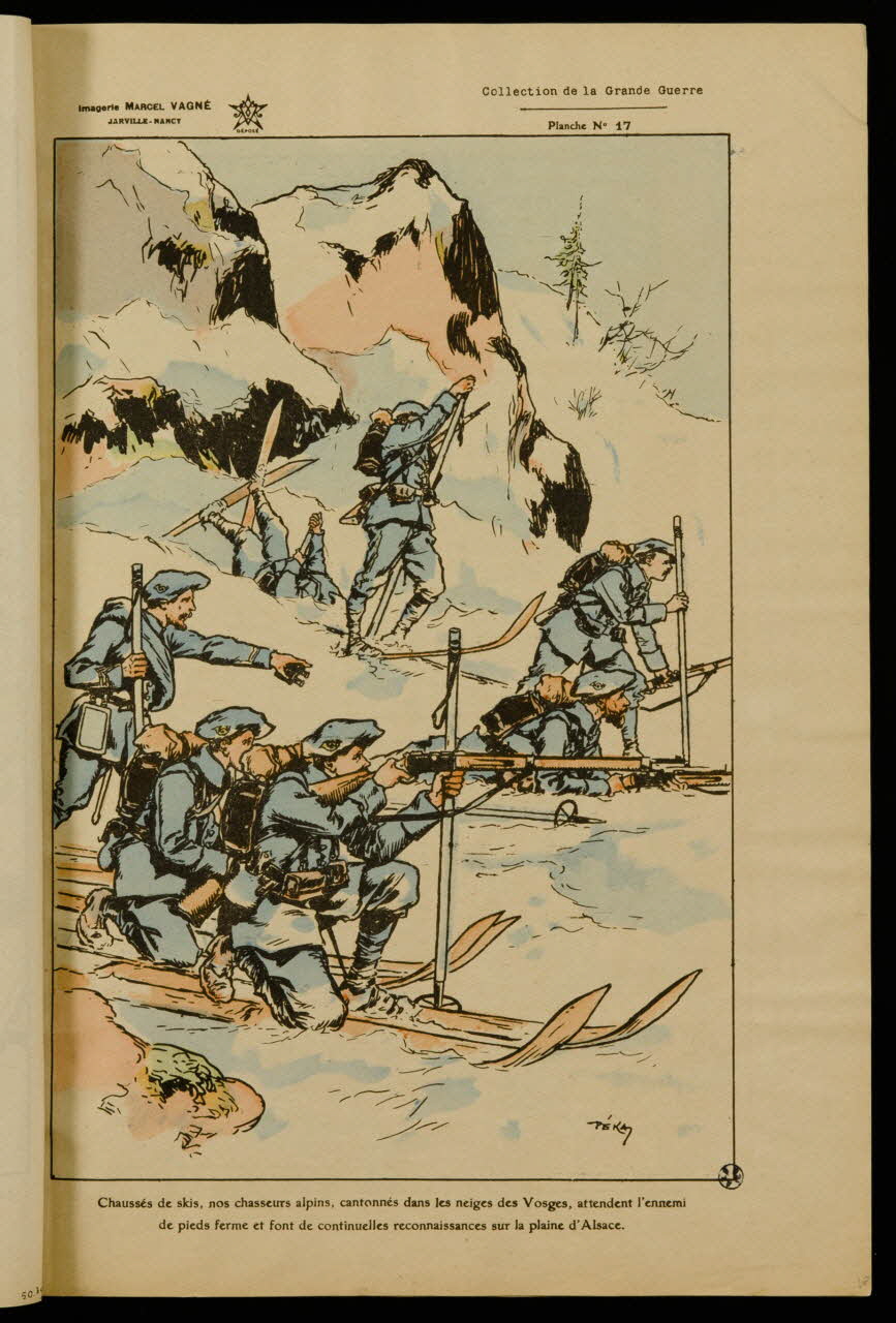 album Chasseurs alpins dans les Vosges 1950.39.1954.18 Photo