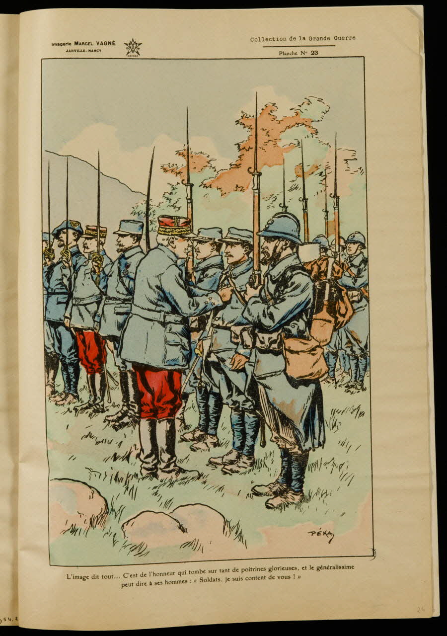 album Général français félicitant des soldats 1950.39.1954.24 Photo