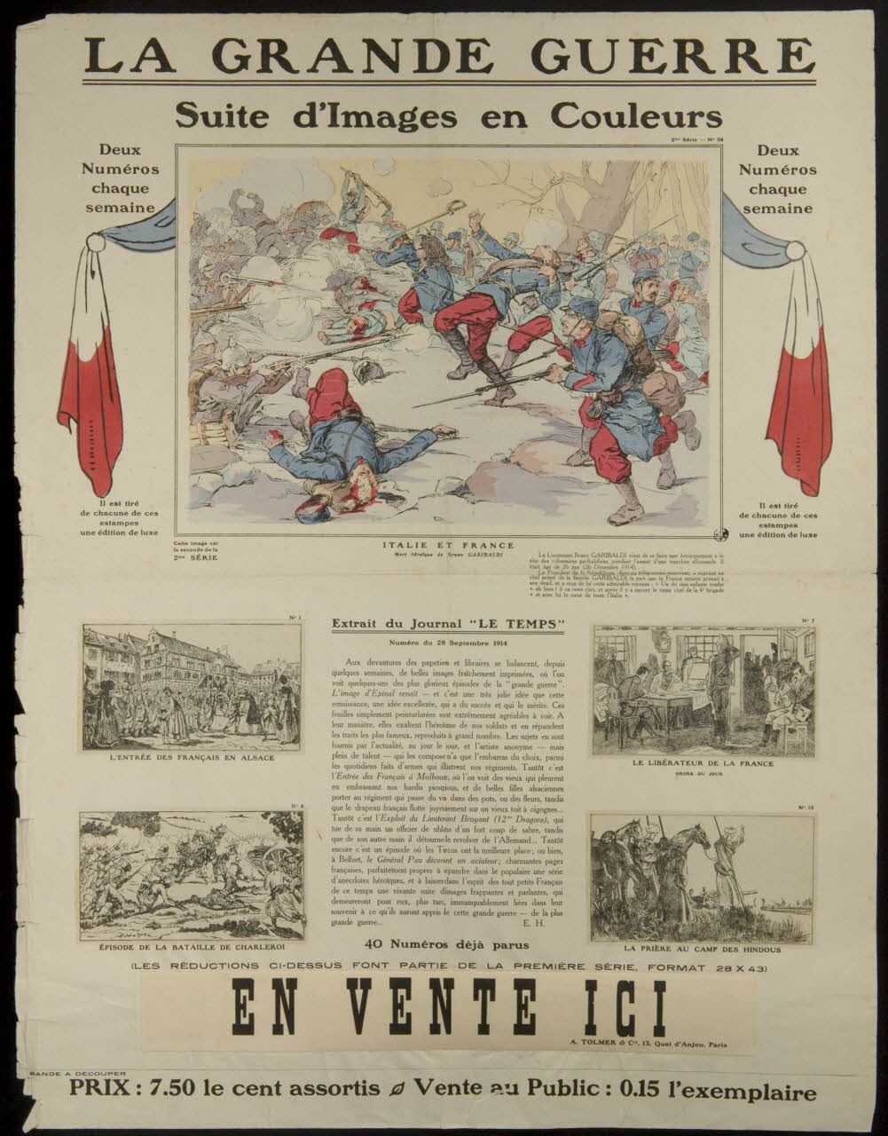 estampe LA GRANDE GUERRE 1950.39.1963 Photo