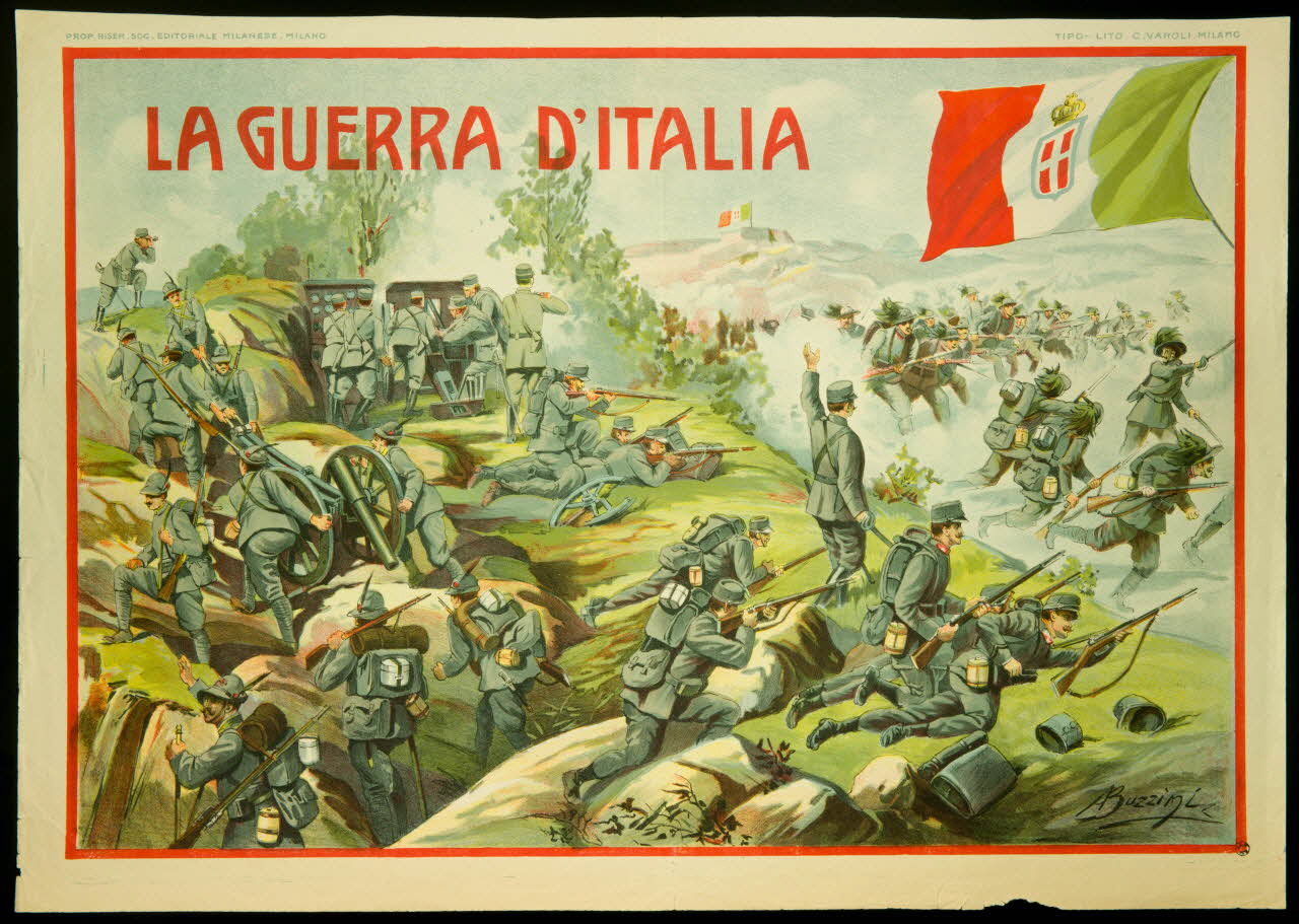 estampe LA GUERRA D'ITALIA 1950.39.1981 Photo