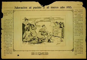 estampe Adoracion al pueblo y al  nuevo ano 1915 Espagne 1915 1950.39.1998 Photo