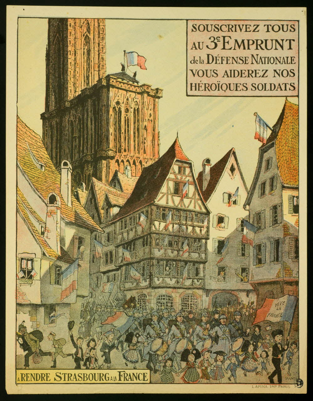 estampe SOUSCRIVEZ TOUS  AU 3e EMPRUNT 1950.39.2017 Photo