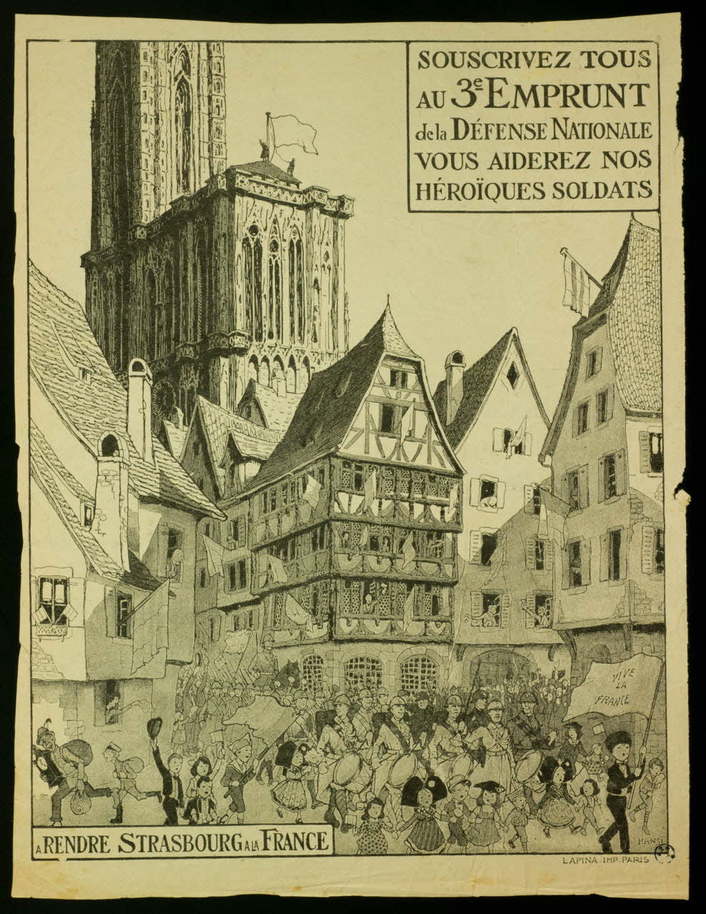 estampe SOUSCRIVEZ TOUS  AU 3e EMPRUNT 1950.39.2018 Photo