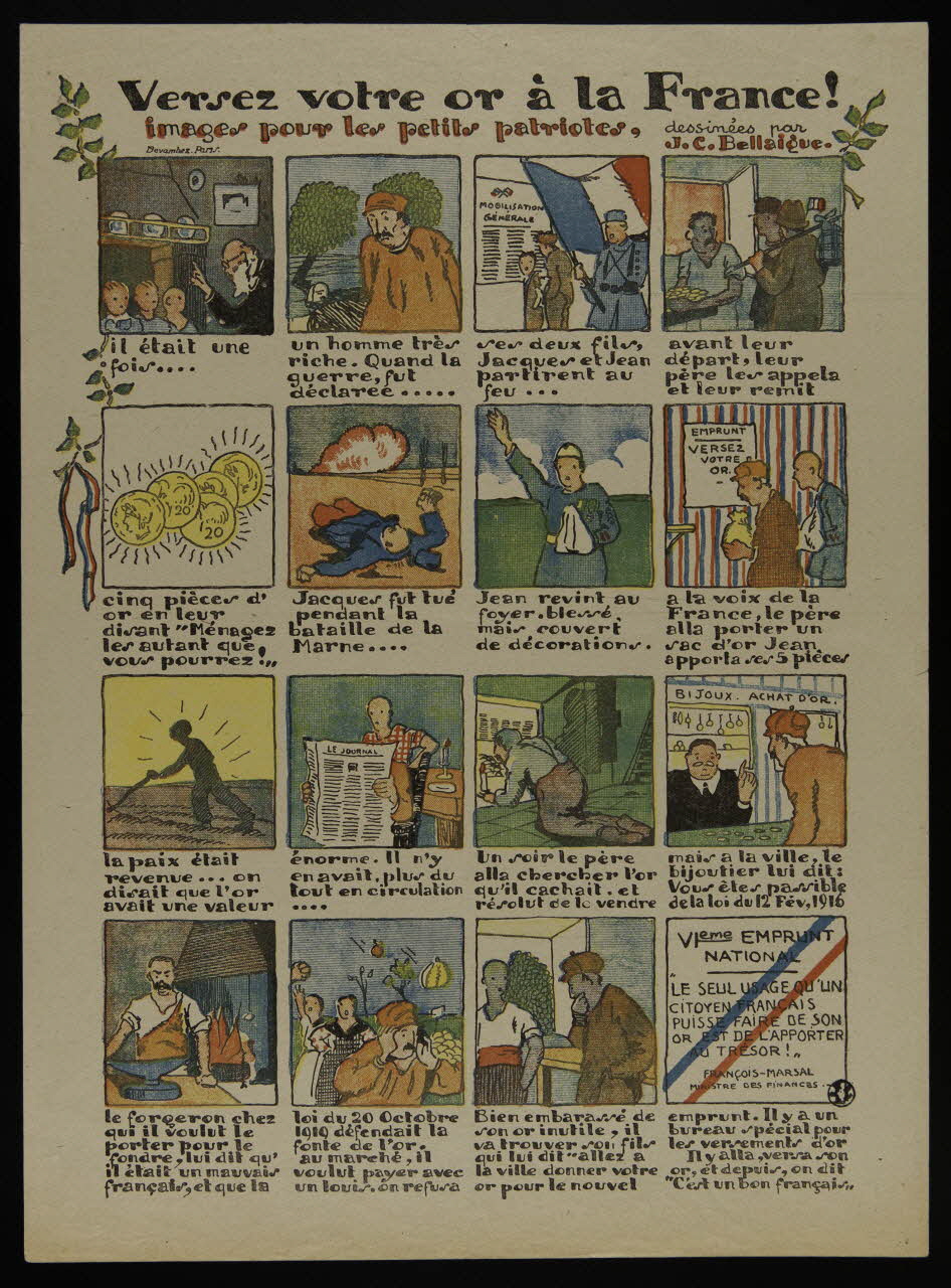 estampe Versez votre or à la France ! 1950.39.2020 Photo