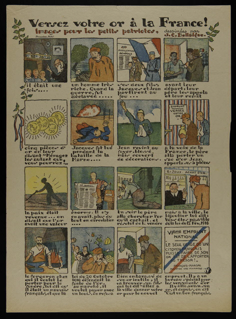 estampe Versez votre or à la France ! 1950.39.2021 Photo
