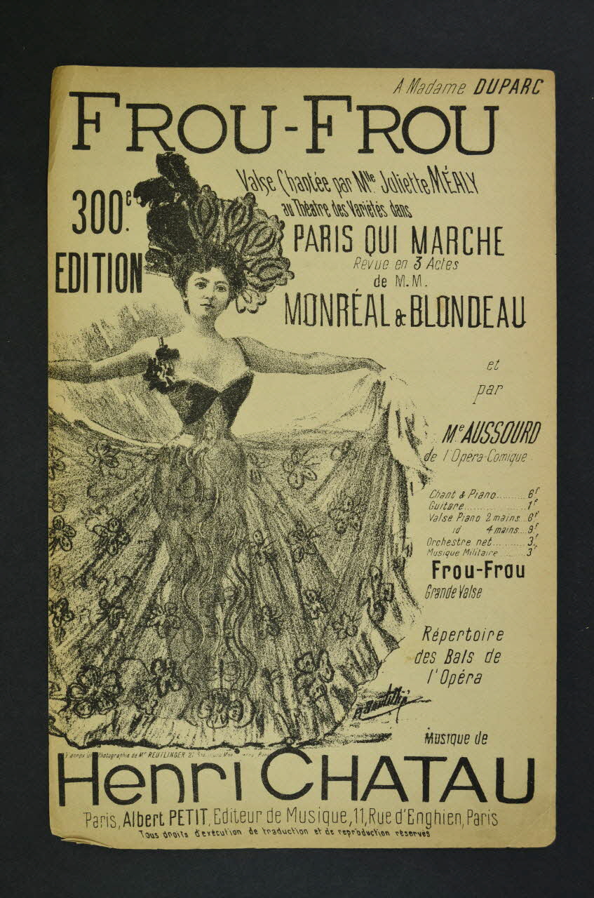 chanson petit format 1968.103.1 Photo Mucem