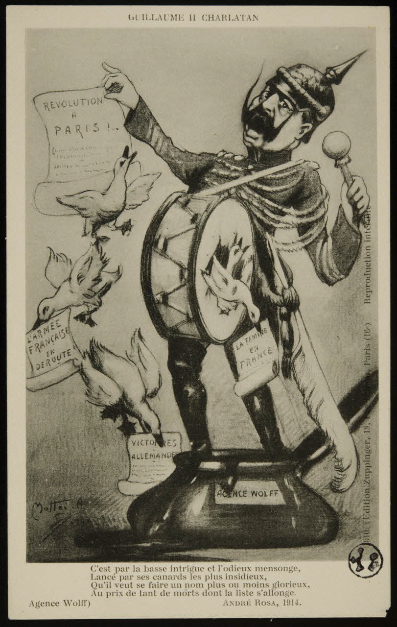 estampe GUILLAUME II CHARLATAN 1950.39.2051 Photo