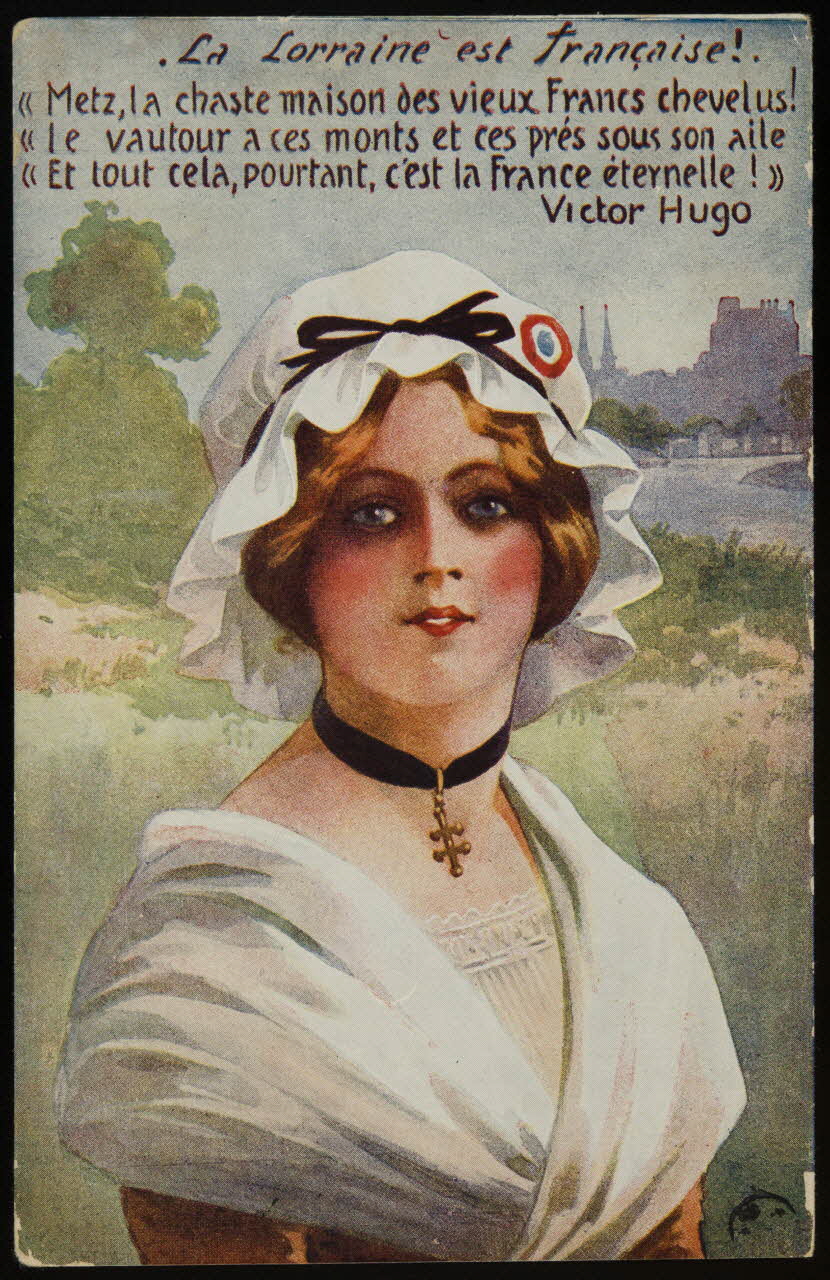 estampe . La Lorraine est Française!. 1950.39.2056 Photo