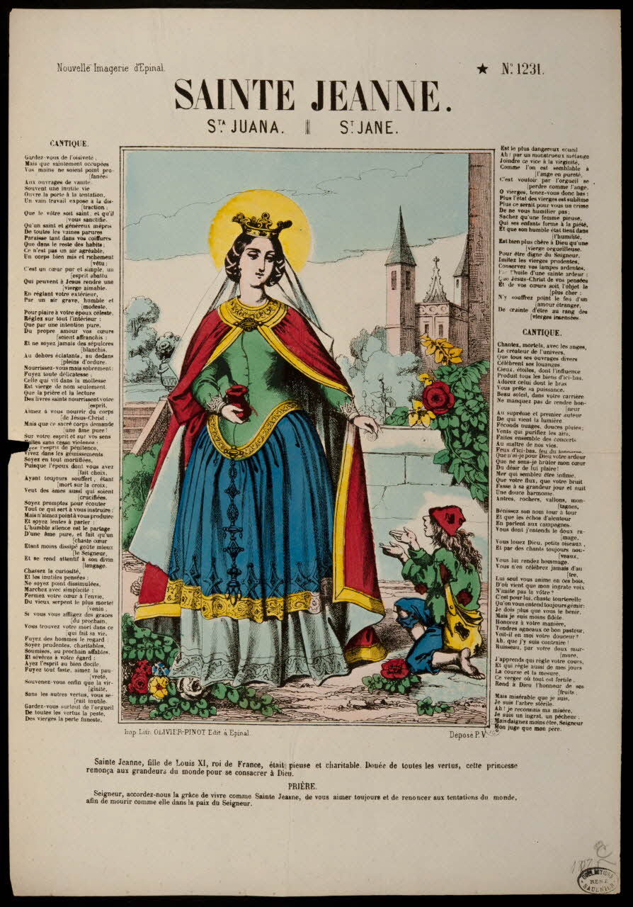estampe SAINTE JEANNE. 1950.39.206 Photo