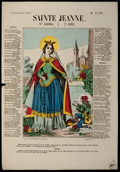 estampe SAINTE JEANNE. 1950.39.206 Photo