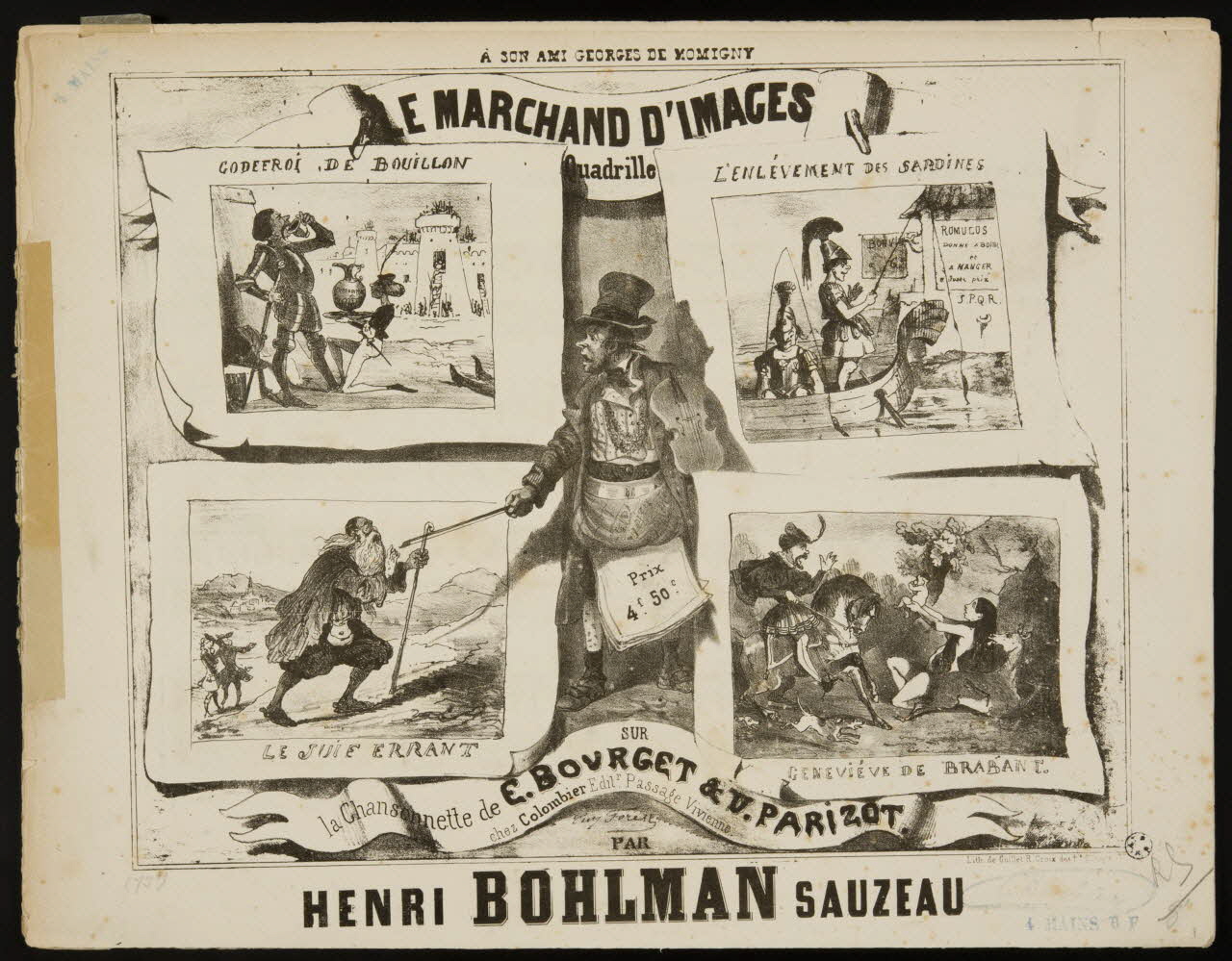 estampe LE MARCHAND D'IMAGES 1950.39.2080.1-6 Photo