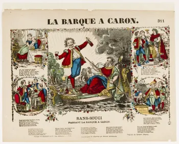 Pellerin chanson LA BARQUE A CARON. Lorraine, France 1871 1950.39.2084 Photo