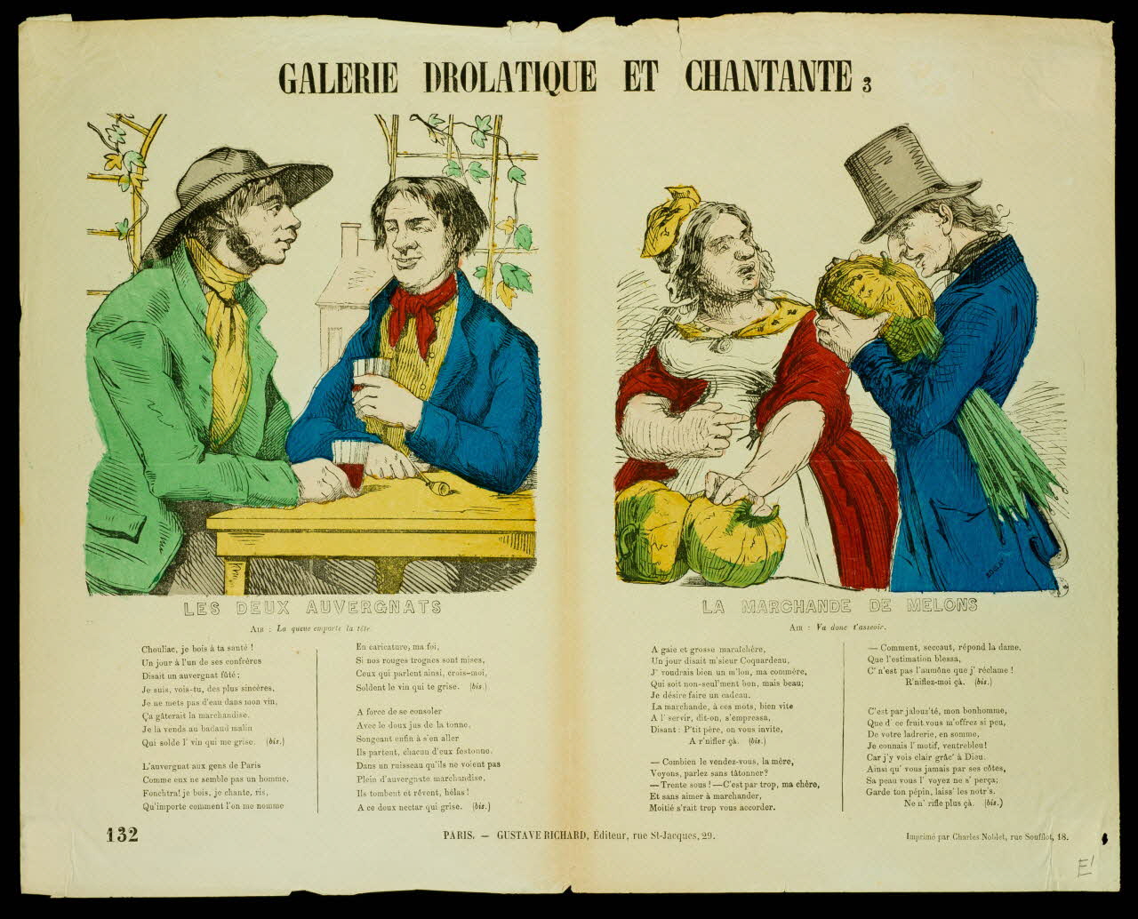 estampe GALERIE DROLATIQUE ET CHANTANTE 3 1950.39.2098 Photo