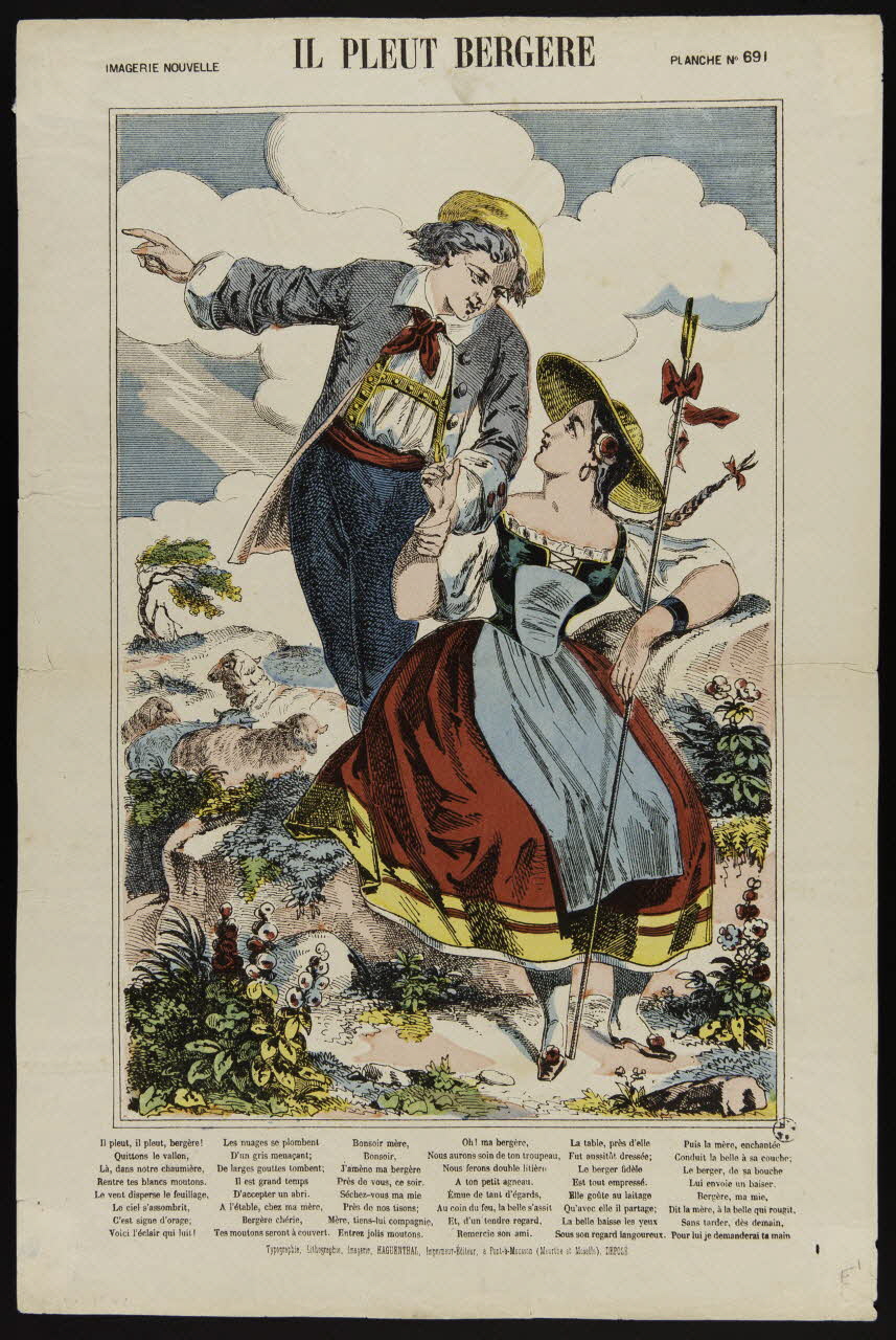 estampe IL PLEUT BERGERE 1950.39.2107 Photo