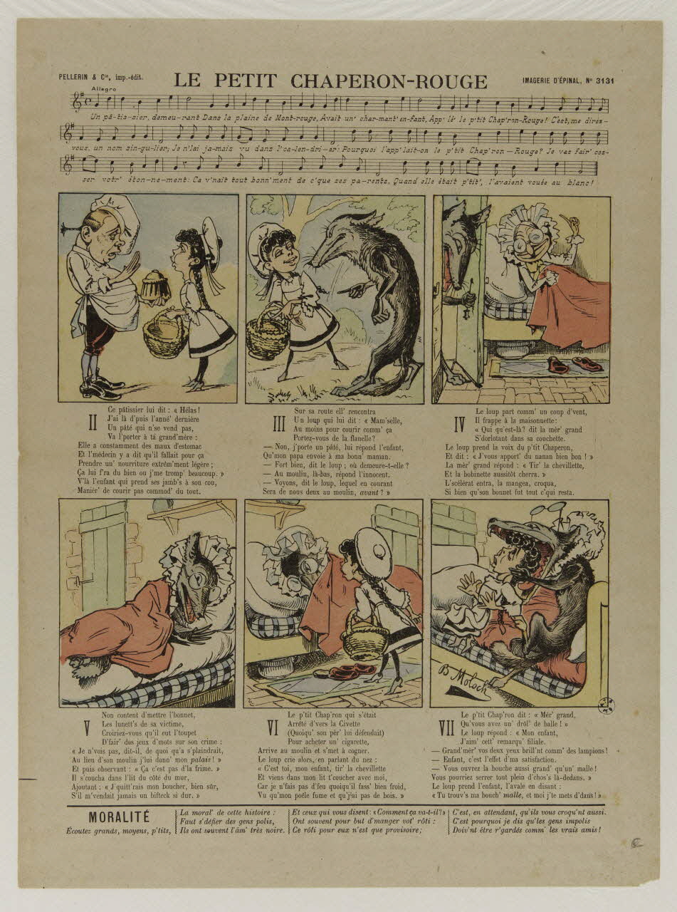 estampe LE PETIT CHAPERON-ROUGE 1950.39.2116 Photo