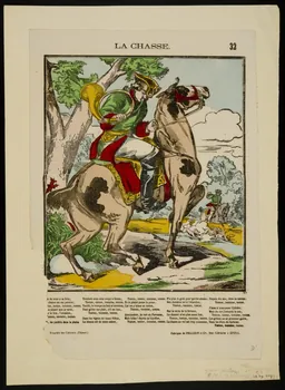 estampe LA CHASSE. 1950.39.2118.2  Photo