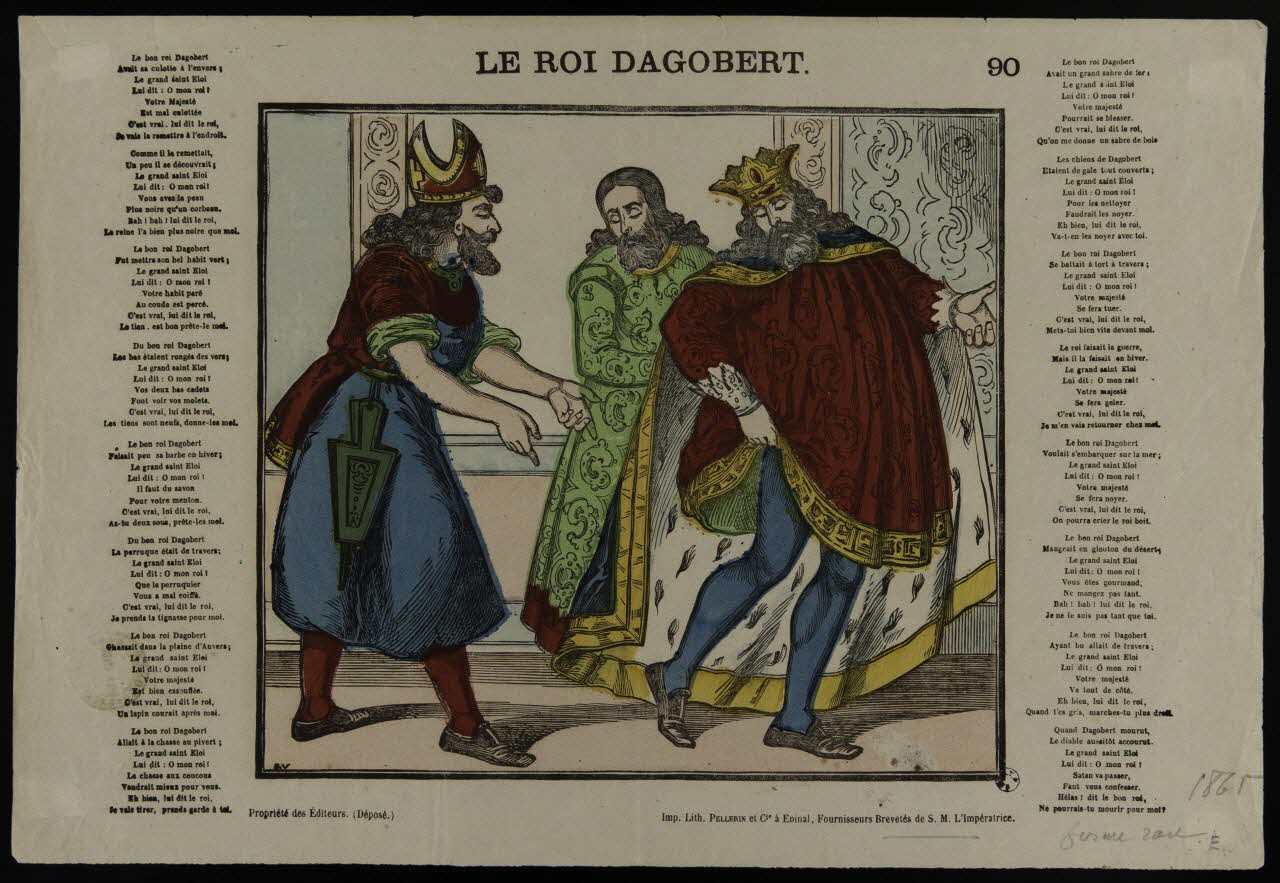 estampe LE ROI DAGOBERT. 1950.39.2141 Photo