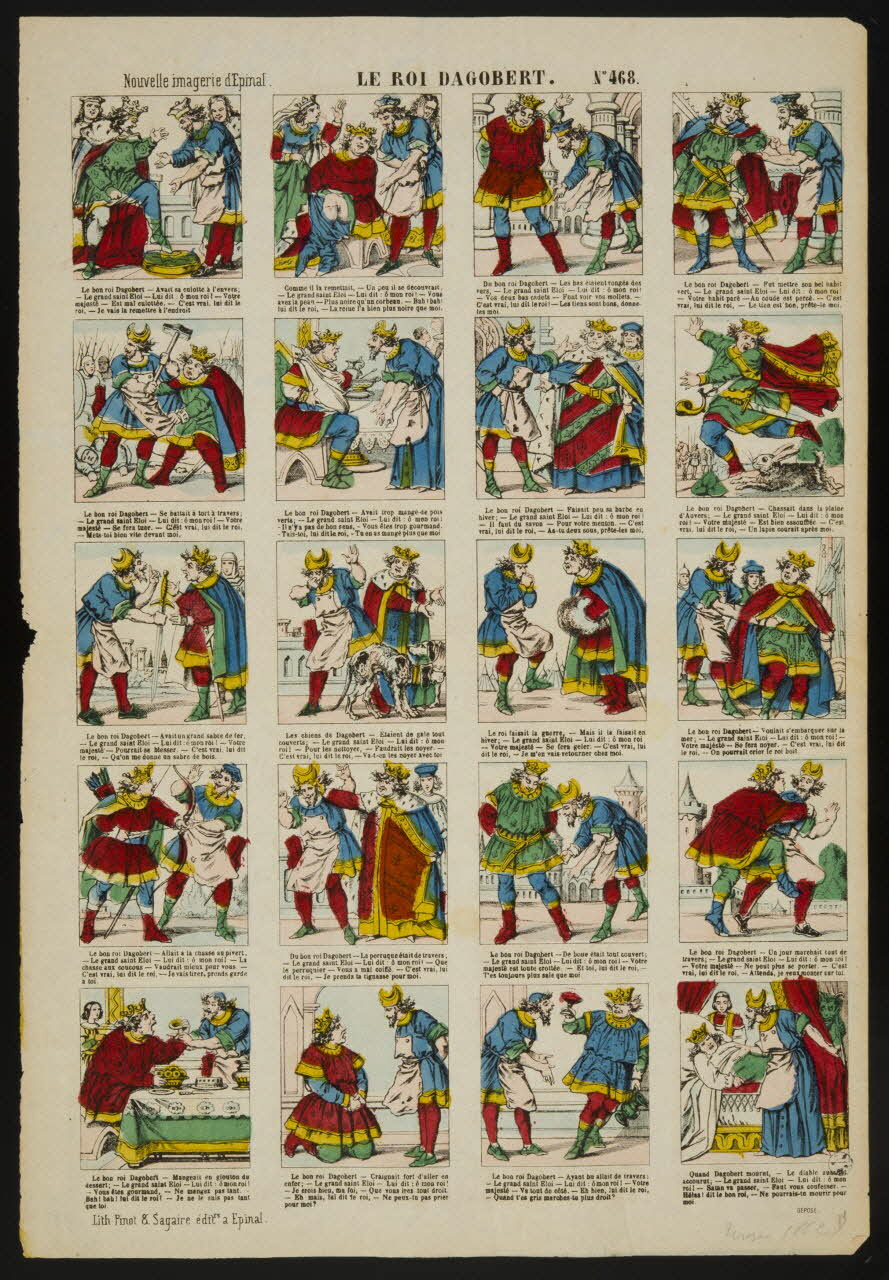 estampe LE ROI DAGOBERT. 1950.39.2142 Photo