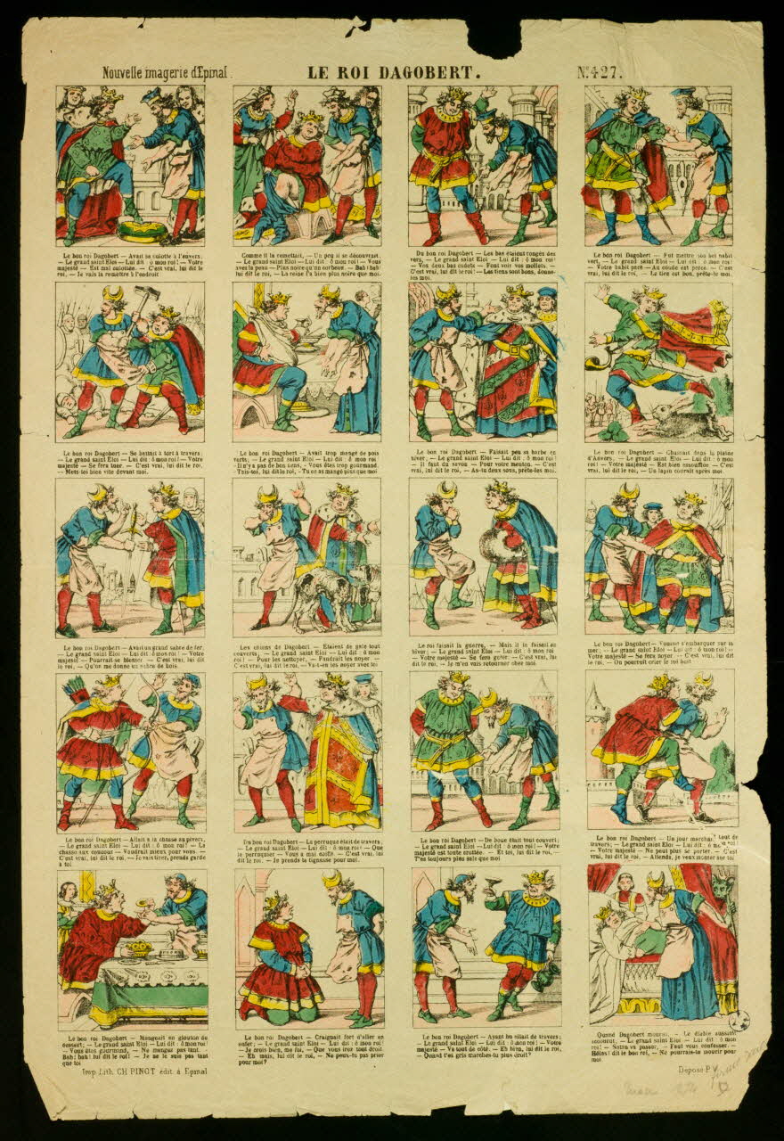 estampe LE ROI DAGOBERT. 1950.39.2143 Photo