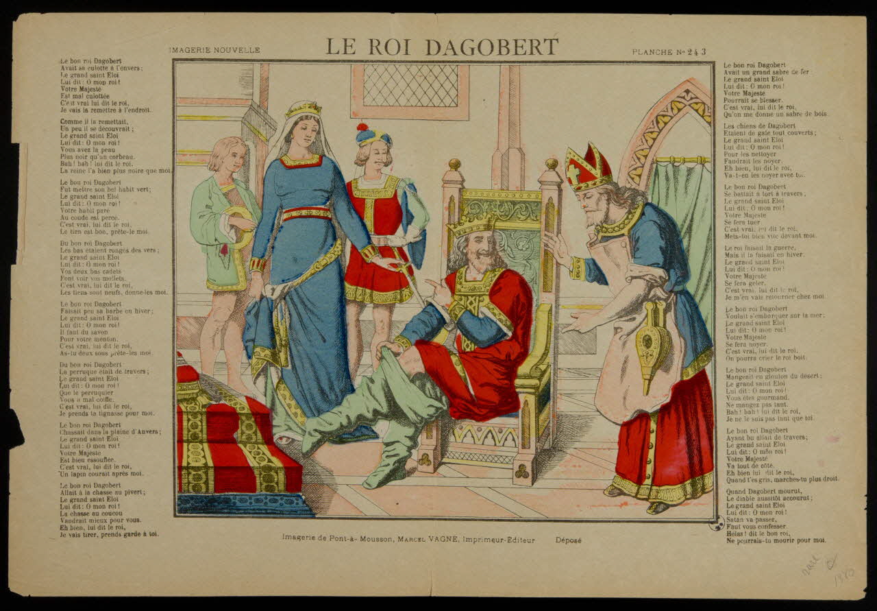 estampe LE ROI DAGOBERT 1950.39.2144 Photo