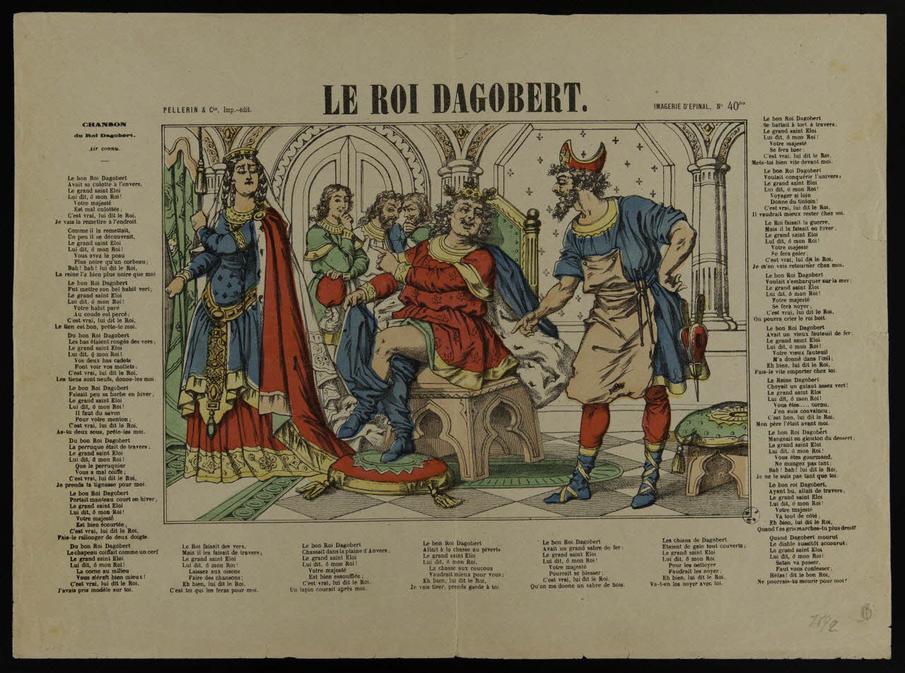 estampe LE ROI DAGOBERT. 1950.39.2146 Photo
