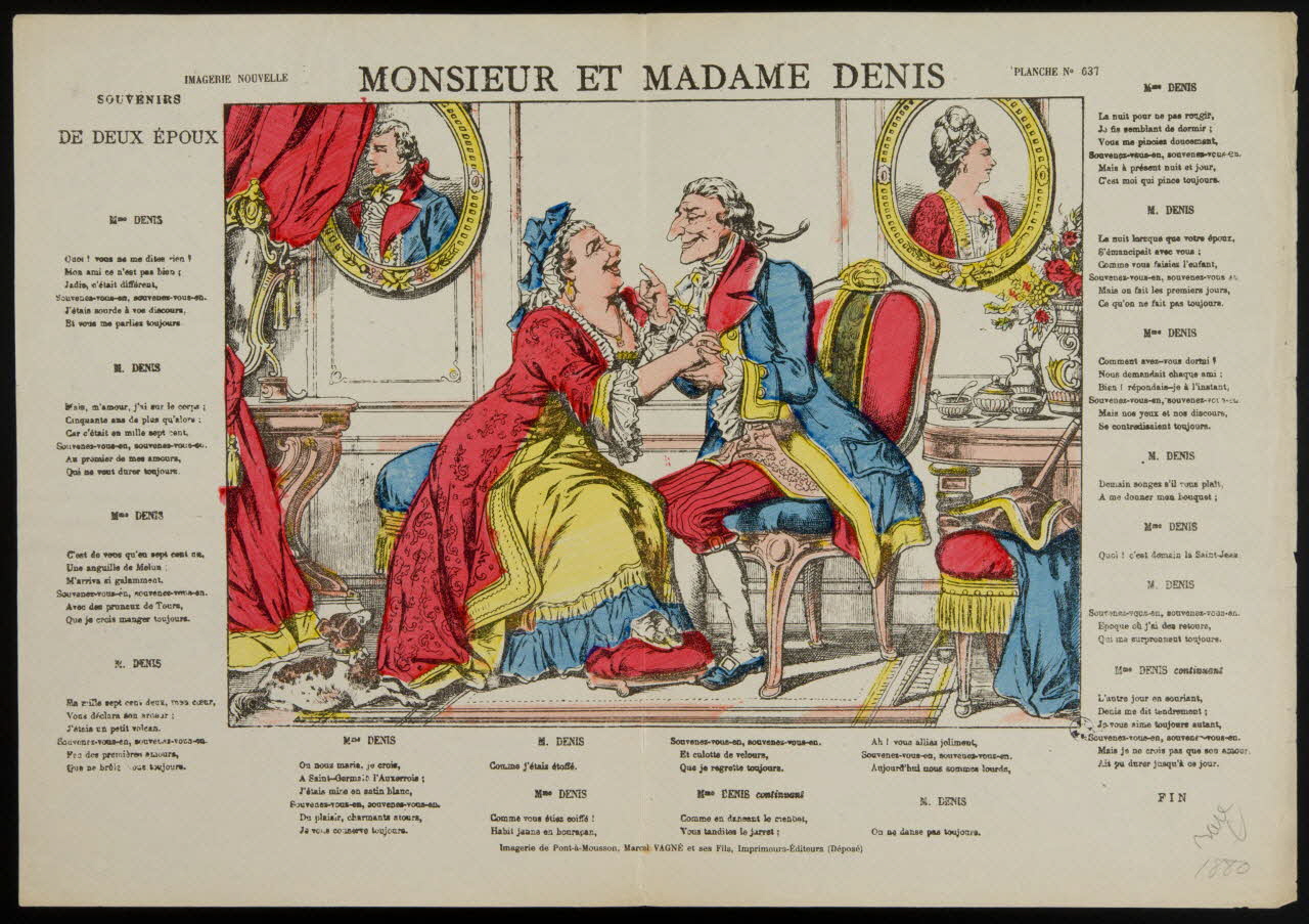 estampe MONSIEUR ET MADAME DENIS 1950.39.2152  Photo