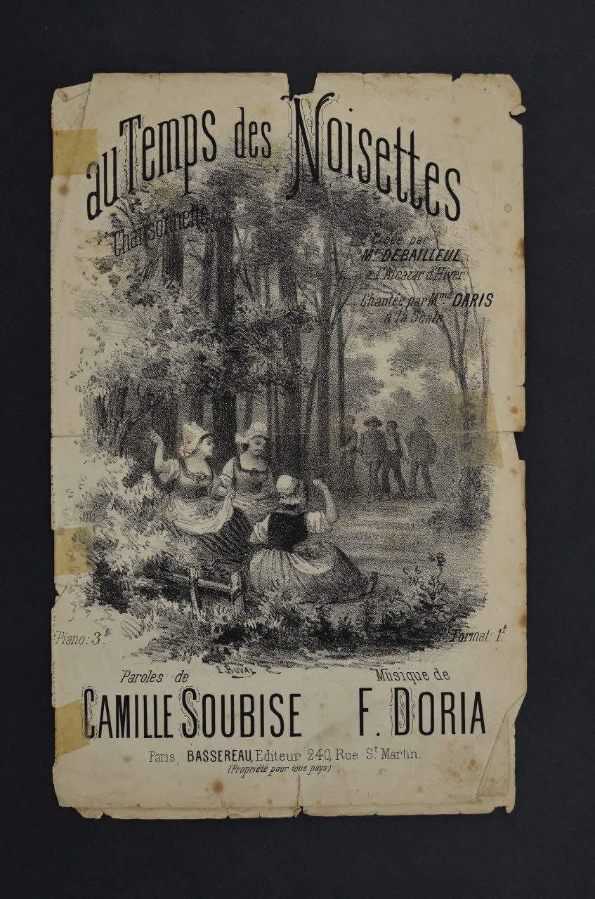 chanson petit format 1968.103.5 Photo Mucem