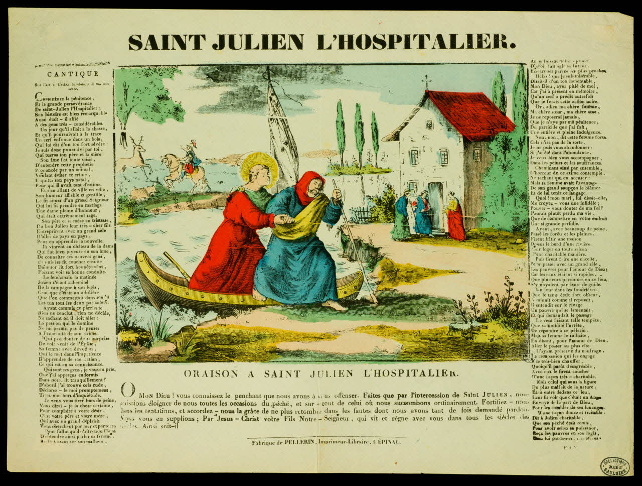 estampe SAINT JULIEN L'HOSPITALIER. 1950.39.218 Photo