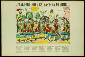 estampe MALBOROUGH S'EN VA-T-EN GUERRE. 1950.39.2184 Photo